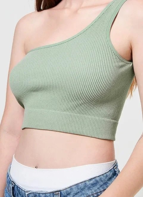 top cropped seamless alça única top cropped seamless alça única