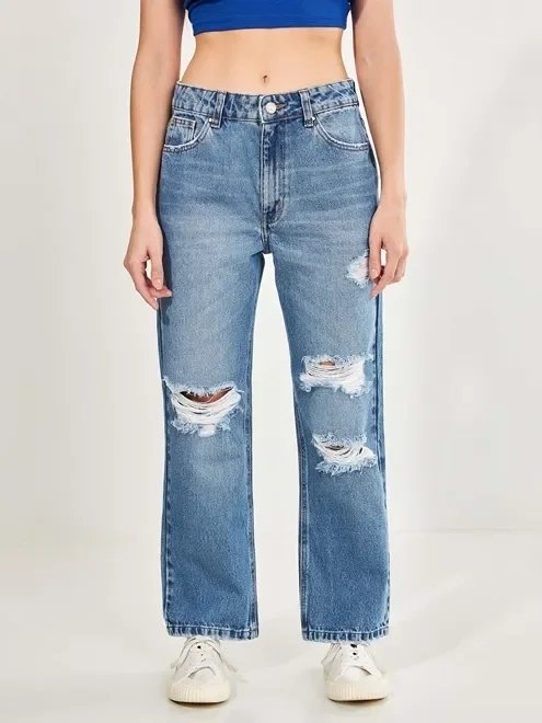 calça jeans com rasgos calça jeans com rasgos