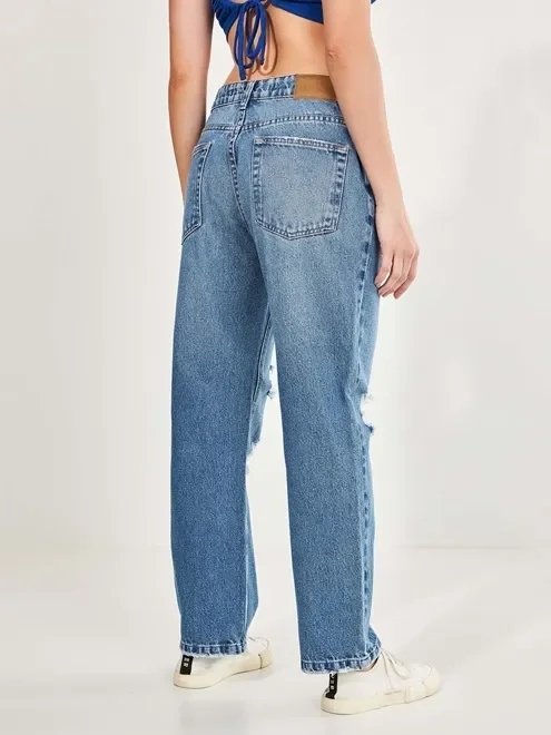 calça jeans com rasgos calça jeans com rasgos