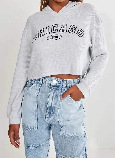 moletom cropped leve college moletom cropped leve college