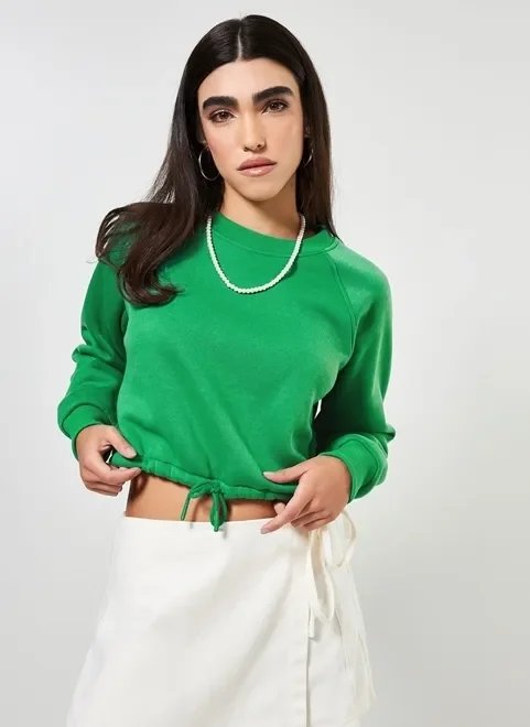 moletom cropped verde moletom cropped verde