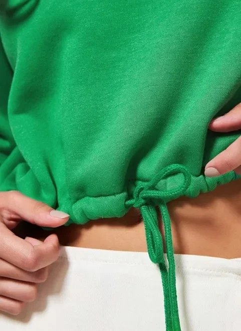 moletom cropped verde moletom cropped verde