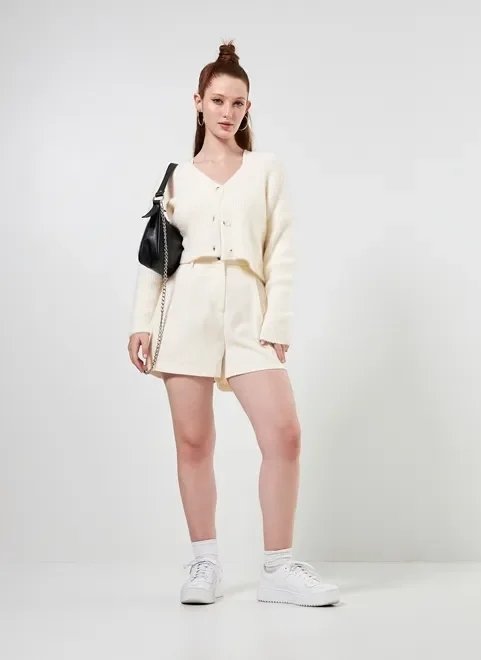 cardigan cropped peluciado cardigan cropped peluciado