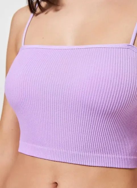 top seamless com decote reto top seamless com decote reto