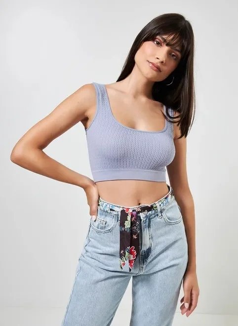 top seamless texturizado top seamless texturizado