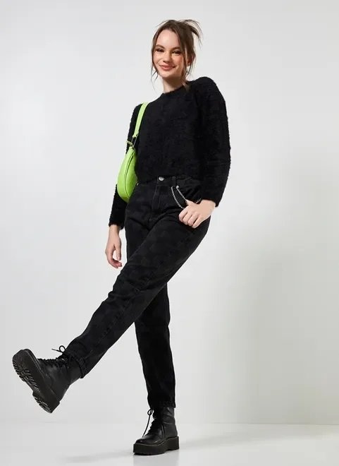 blusa de retilínea pelinhos blusa de retilínea pelinhos