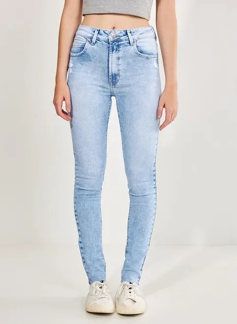 calça skinny jeans clara com elastano calça skinny jeans clara com elastano
