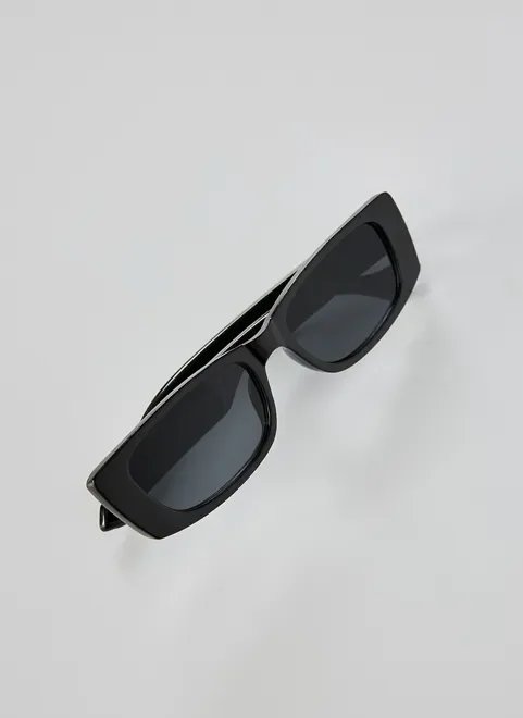 óculos de sol preto retinho óculos de sol preto retinho