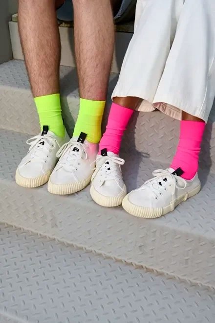 meia rosa neon meia rosa neon