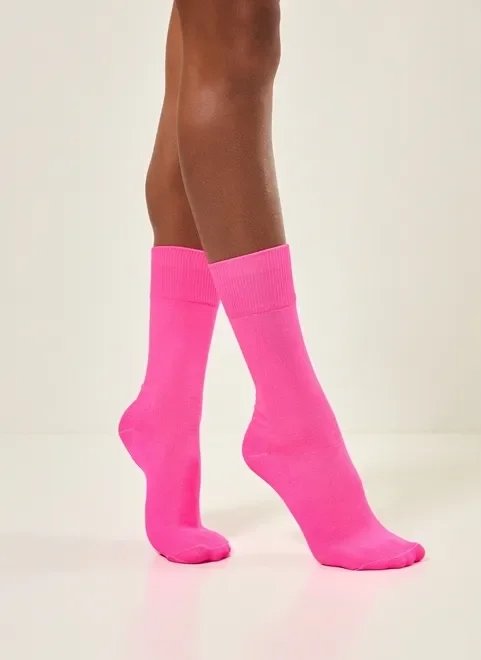 meia rosa neon meia rosa neon