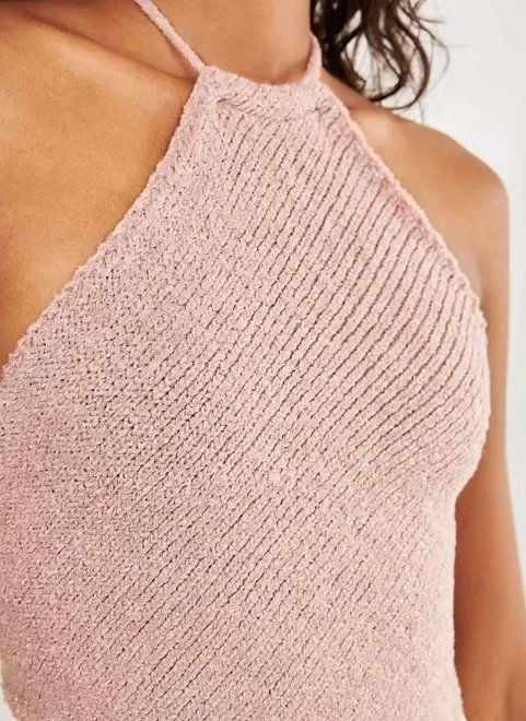 blusa frente única em retilínea rosé blusa frente única em retilínea rosé