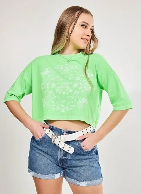 camiseta cropped estampa natureza mística camiseta cropped estampa natureza mística