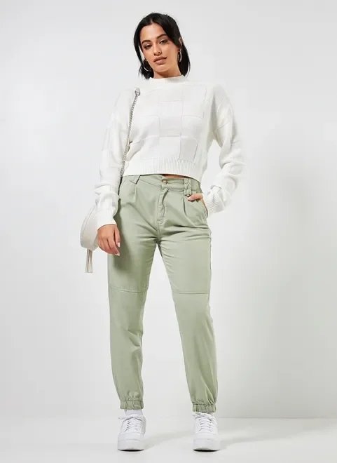 blusa de retilínea com padronagens quadradas blusa de retilínea com padronagens quadradas