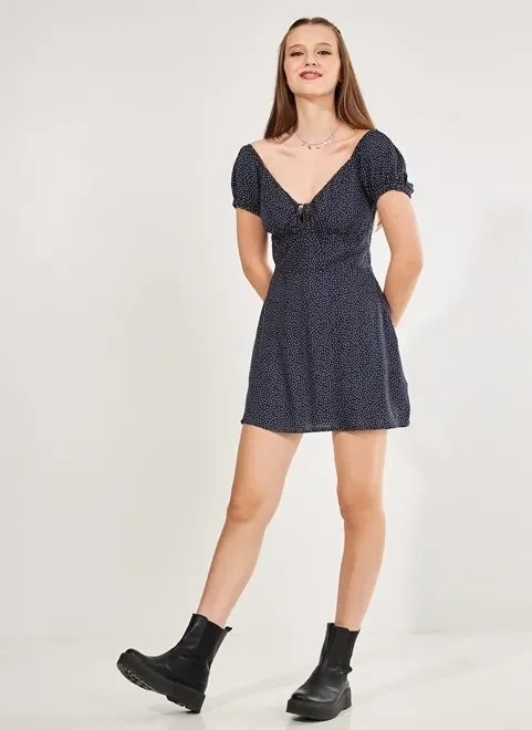 vestido macaquinho azul marinho poá vestido macaquinho azul marinho poá