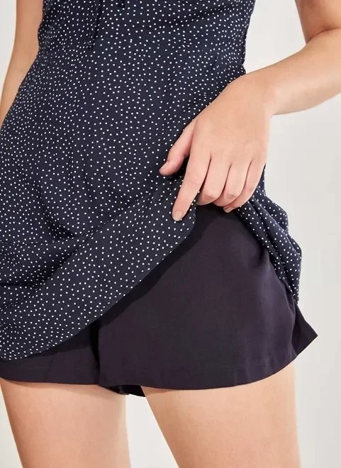 vestido macaquinho azul marinho poá vestido macaquinho azul marinho poá