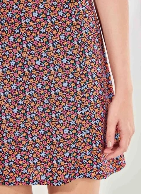 vestido colorido de florzinhas vestido colorido de florzinhas