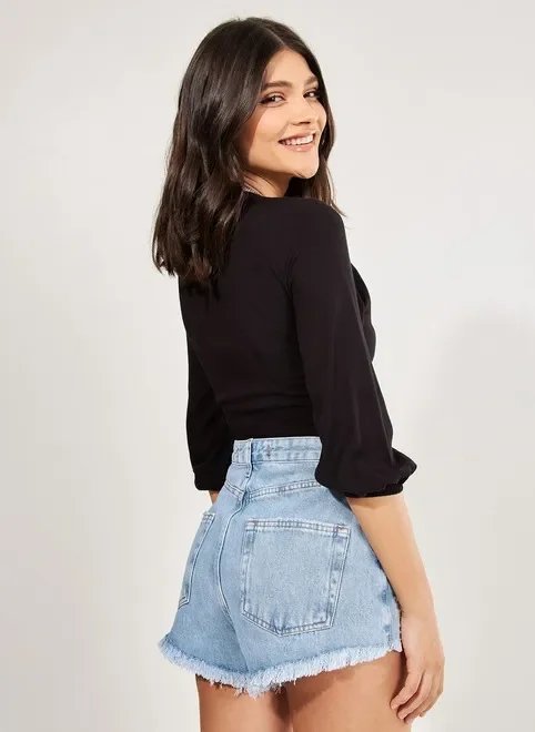 blusa preta de amarrar blusa preta de amarrar