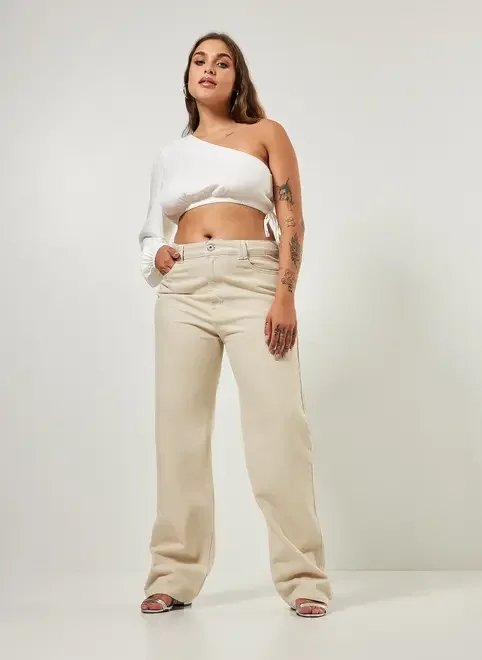 blusa cropped manga única blusa cropped manga única