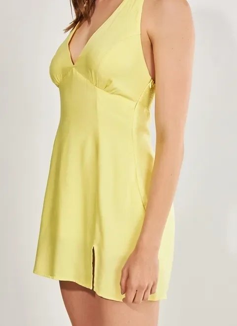 vestido amarelinho frente única vestido amarelinho frente única