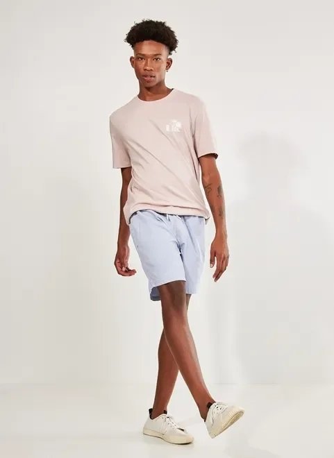 camiseta alongada rosa claro camiseta alongada rosa claro