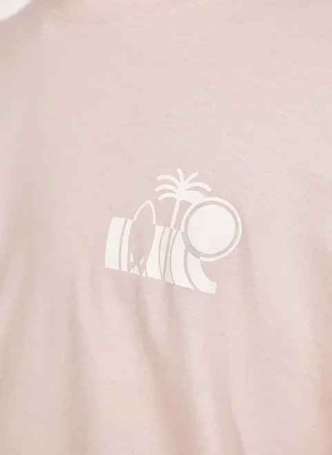 camiseta alongada rosa claro camiseta alongada rosa claro