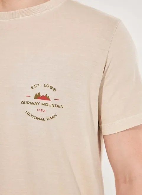 camiseta alongada estonada montanha camiseta alongada estonada montanha