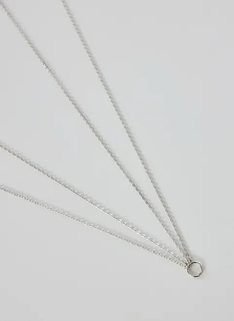 body chain prateado liso body chain prateado liso