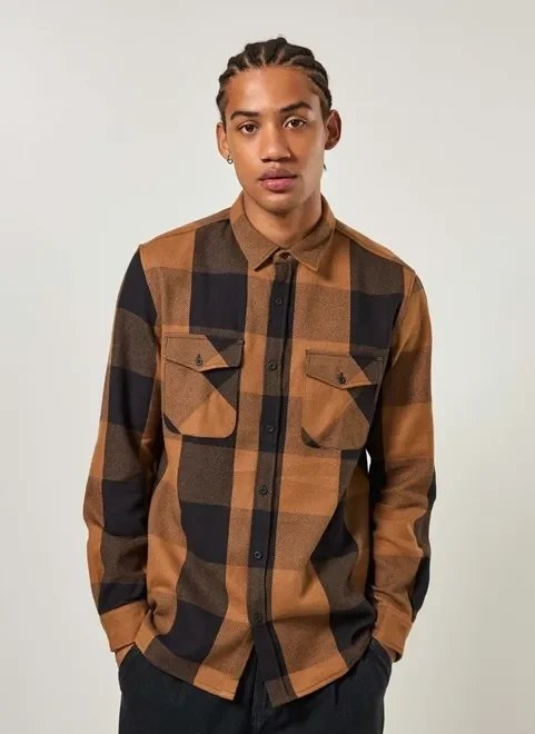 jaqueta overshirt xadrez jaqueta overshirt xadrez