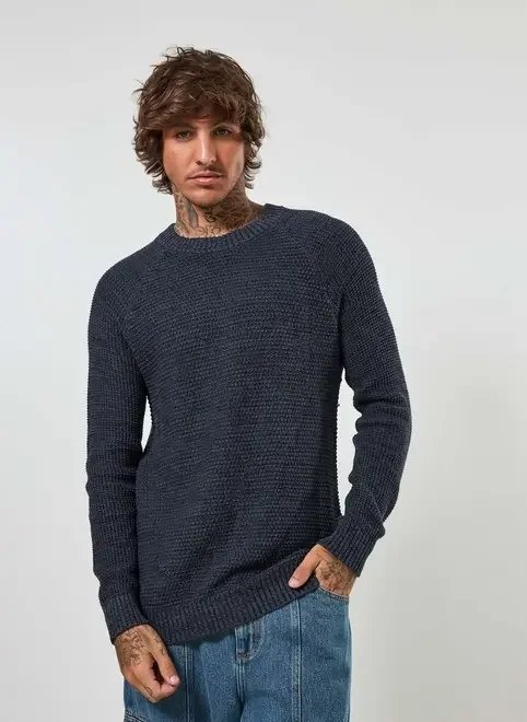 suéter em tricô texturizado suéter em tricô texturizado
