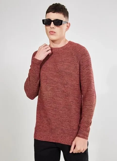 suéter em tricô texturizado suéter em tricô texturizado