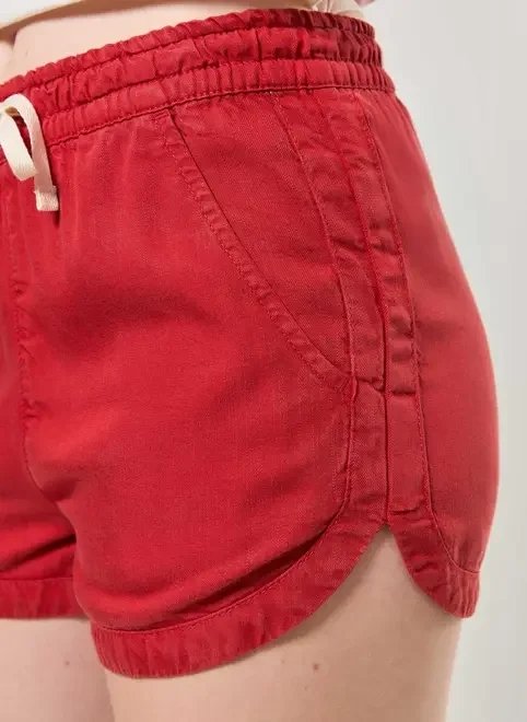 short em sarja leve com elástico short em sarja leve com elástico