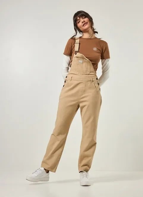 macacão em sarja macacão em sarja