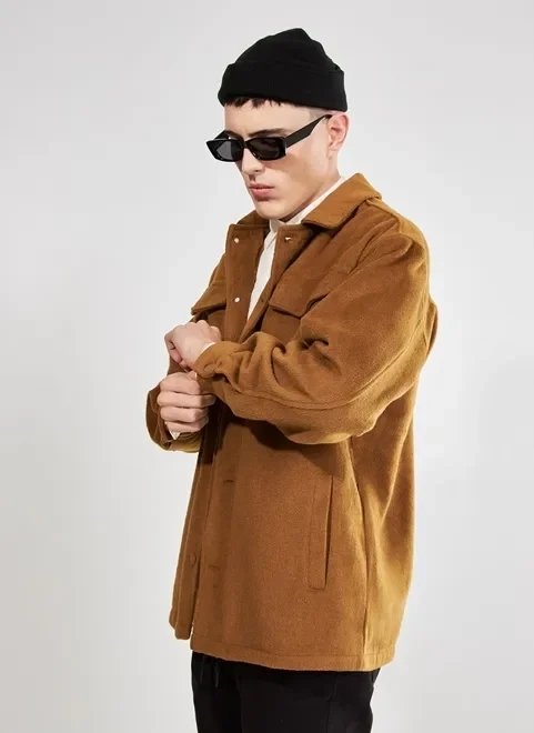 jaqueta estilo camisa caramelo jaqueta estilo camisa caramelo