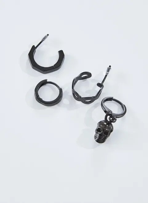 kit argolinhas caveira kit argolinhas caveira
