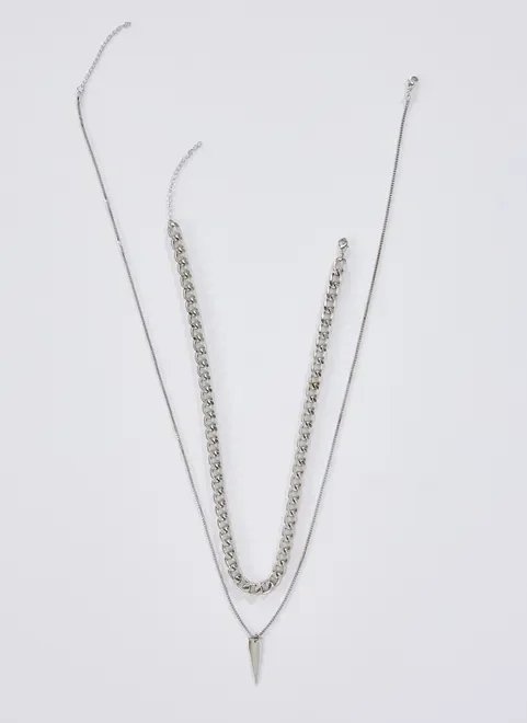 kit 2 colares triângulo kit 2 colares triângulo