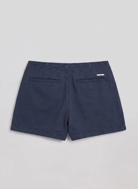 short saia transpassado em sarja short saia transpassado em sarja