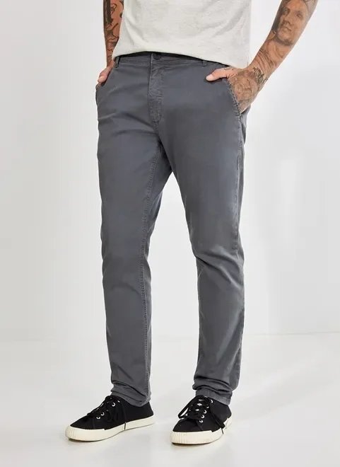 calça chino cinza calça chino cinza