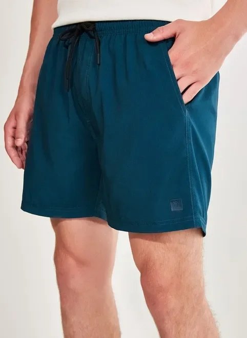 bermuda de banho azul bermuda de banho azul