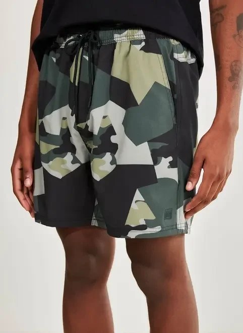 bermuda de banho camuflada bermuda de banho camuflada