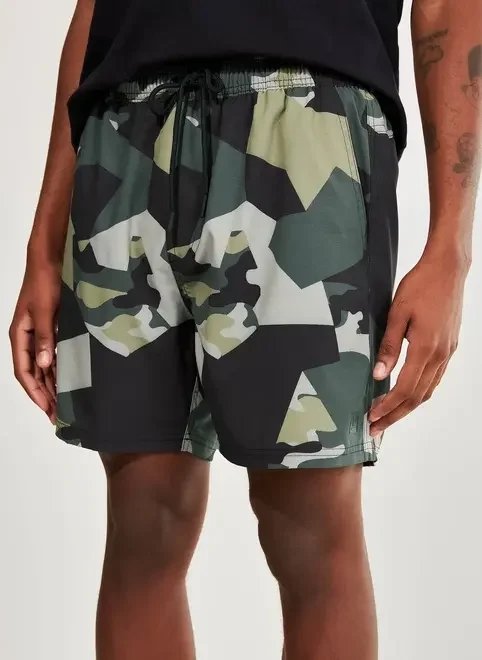 bermuda de banho camuflada bermuda de banho camuflada