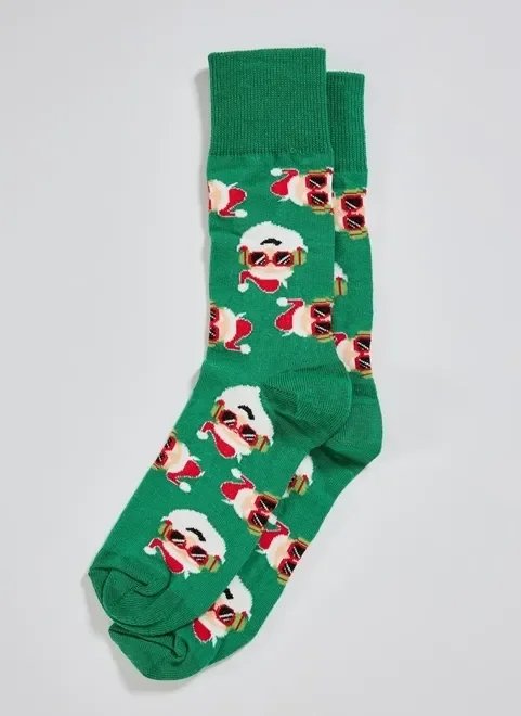 meia verde papai noel meia verde papai noel