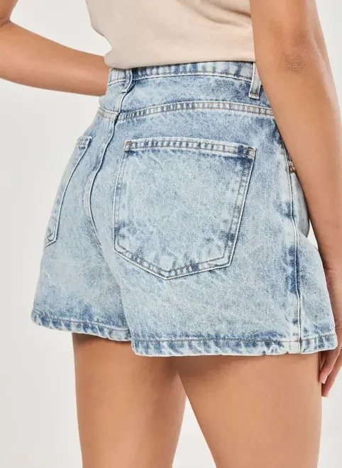 short saia jeans cintura alta short saia jeans cintura alta