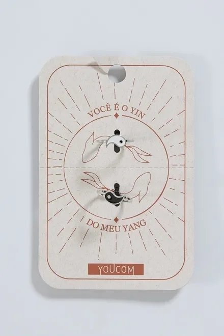 anéis yin e yang anéis yin e yang