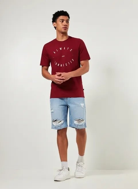 camiseta vinho stay conected camiseta vinho stay conected