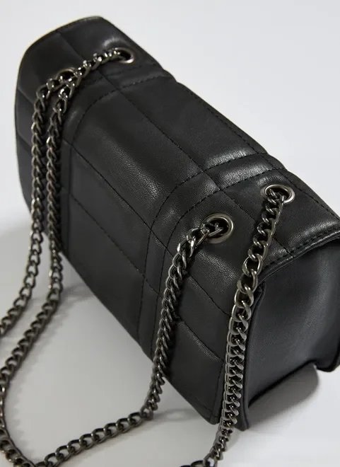 bolsa quadrada alça de corrente bolsa quadrada alça de corrente