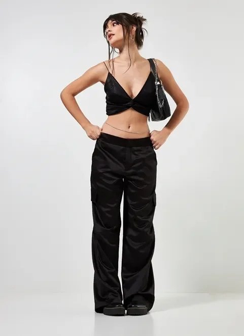 top cropped preto com brilho top cropped preto com brilho