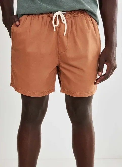 bermuda em sarja tom terroso bermuda em sarja tom terroso