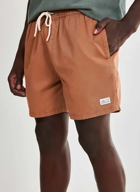 bermuda em sarja tom terroso bermuda em sarja tom terroso