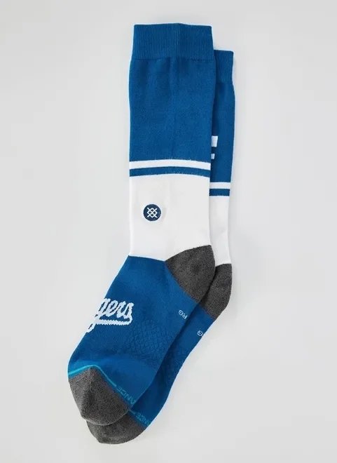 meia stance azul dodgers meia stance azul dodgers