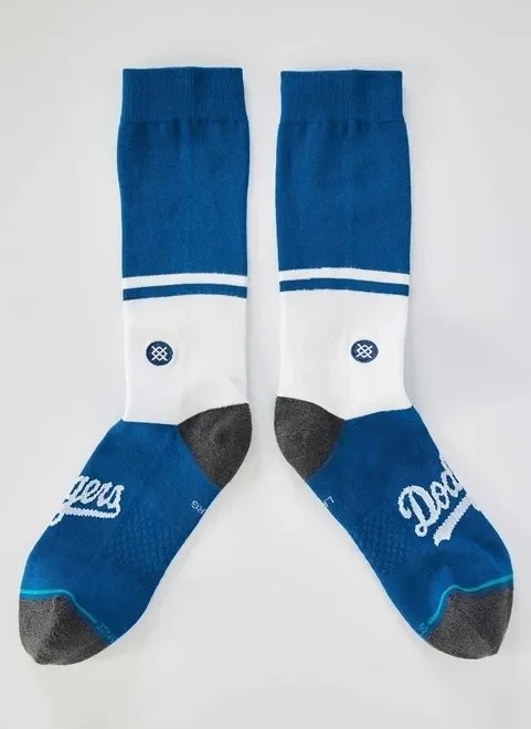 meia stance azul dodgers meia stance azul dodgers